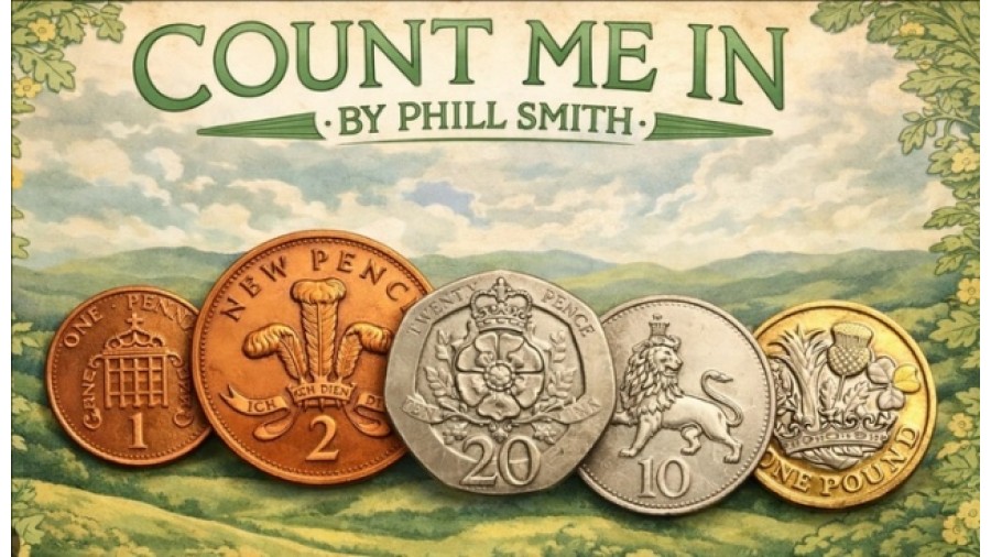 [52][coin tricks]Count Me In by Phill Smith