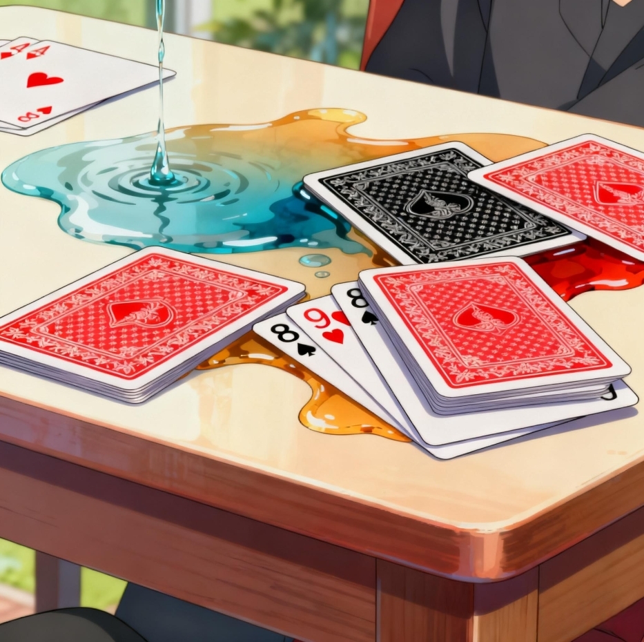 [77][card tricks]Oil and Water Project by Miku W