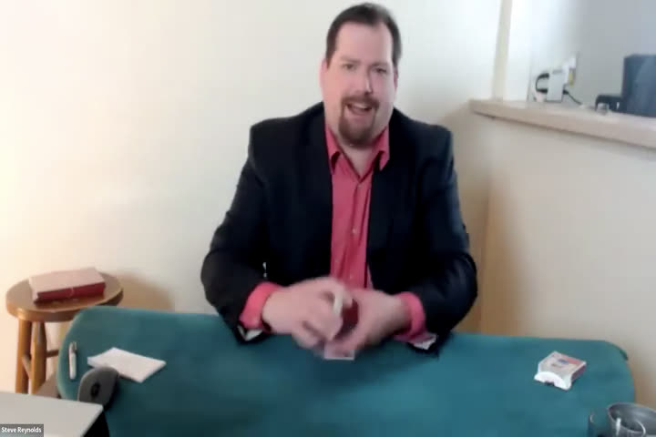 [107][card tricks]The Steve Reynolds CC Living Room Lecture (August 2022)