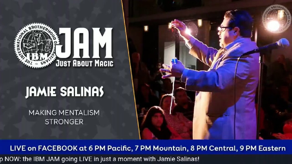 [133]IBM JAM Live Lecture - Jamie Salinas (Making Mentalism Stronger)
