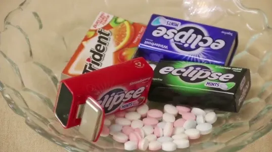 [156][close-up, video]Flavor Changing Chewing Gum by WZ