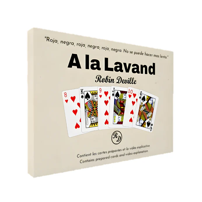 [266][card tricks, 2videos]A la Lavand by Robin Deville (English+French)