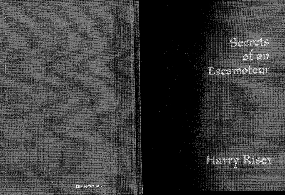 【333】Secrets of an Escamoteur by Harry Riser【close-up,PDF】 【333】Secrets of an Escamoteur by Harry Riser【close-up,PDF】