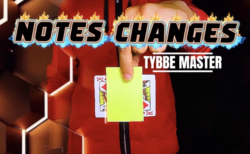 【373】Notes Changes by Tybbe Master【card tricks,video】 【373】Notes Changes by Tybbe Master【card tricks,video】